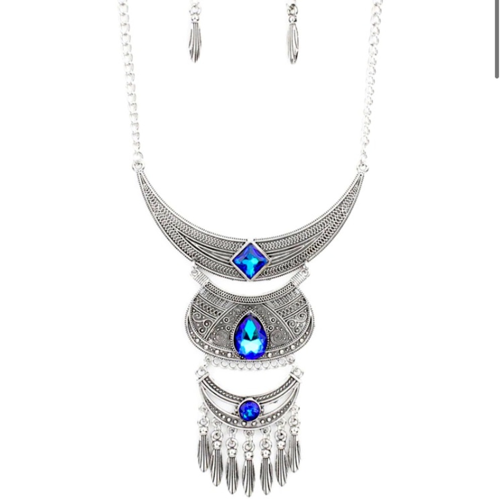 Lunar Enchantment - Blue Necklace